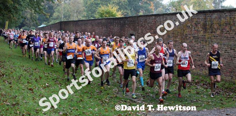 Start of the Gibside Trail Race, Rowlands Gill. Photo: David T. Hewitson/Sports for All Pics